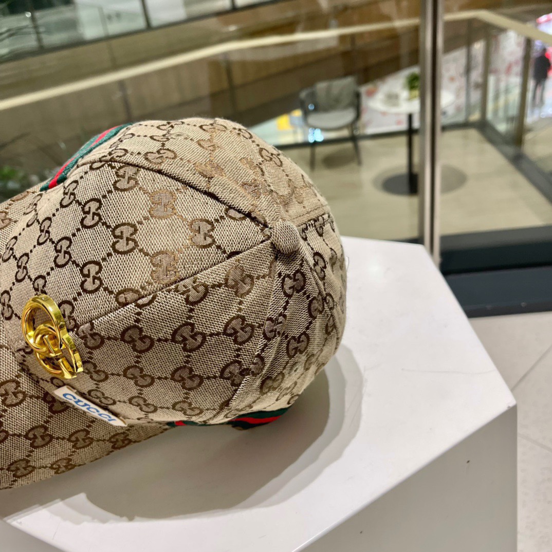 Gucci古奇鸭舌帽男女款棒球帽遮阳帽头围57cm