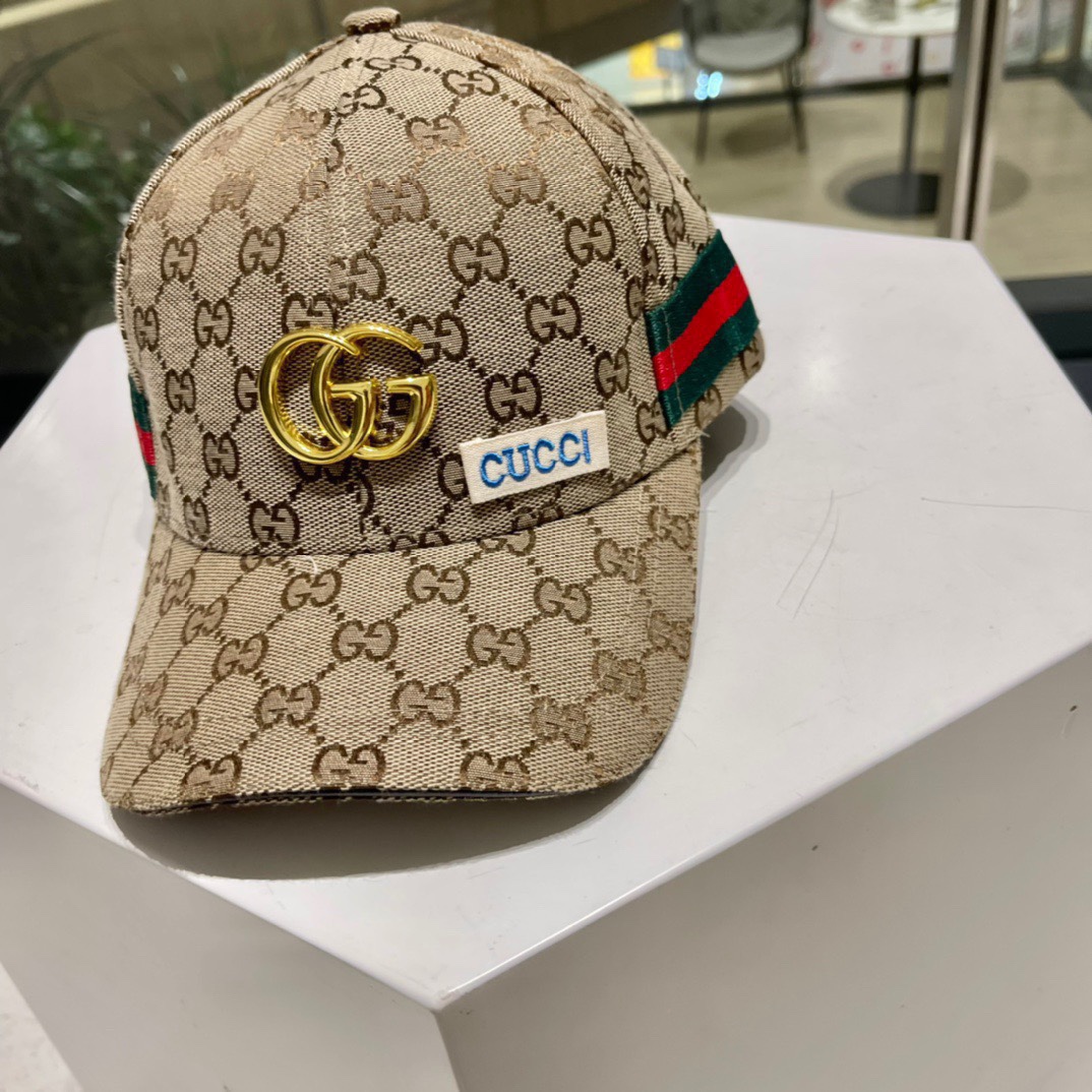 Gucci古奇鸭舌帽男女款棒球帽遮阳帽头围57cm