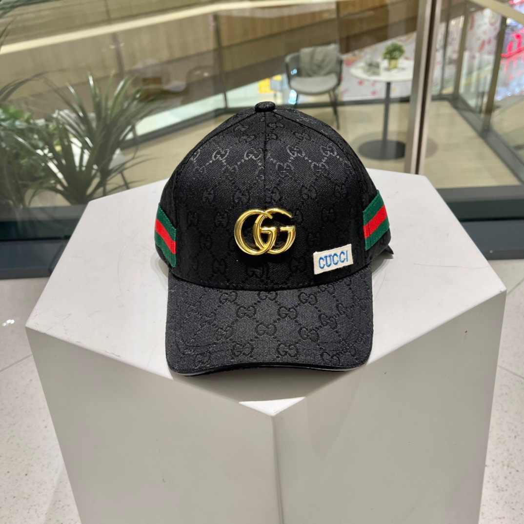 Gucci古奇鸭舌帽男女款棒球帽遮阳帽头围57cm