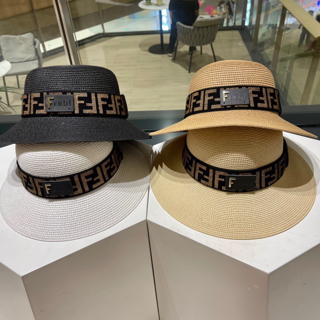 NO:199055,FD Fendi new straw hat, Rafia making, presbyterian FF fabric, essential for celebrity, head circumference 57cm hat, fisherman hat, baseball hat, knit hat, hat, fendi, espadrilles, hats19860909FD芬迪新款草帽,拉菲草制作,拼老花FF面料,名媛必备,头围57cm帽子渔夫帽棒球帽针织帽,帽子,fendi,espadrilles,hats,hat
