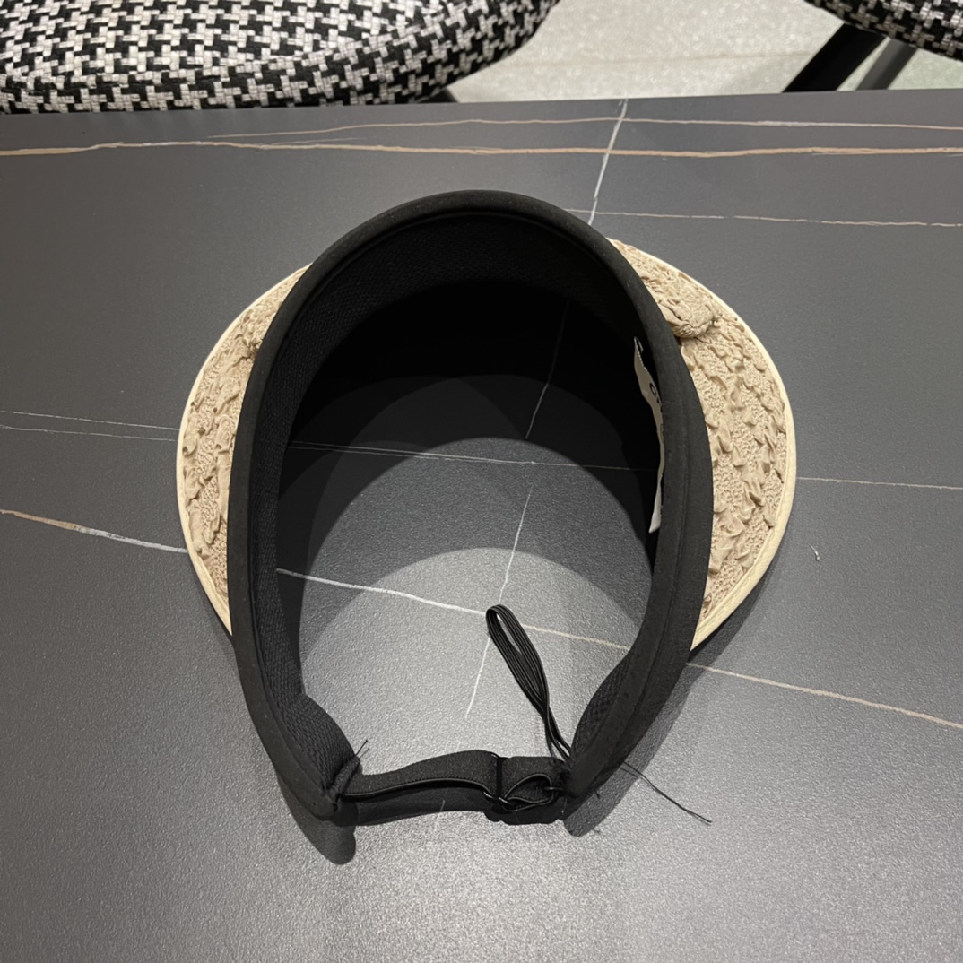 【Chanel香奈儿】夏季新款小香风亮片遮阳帽空顶帽，大牌出货，