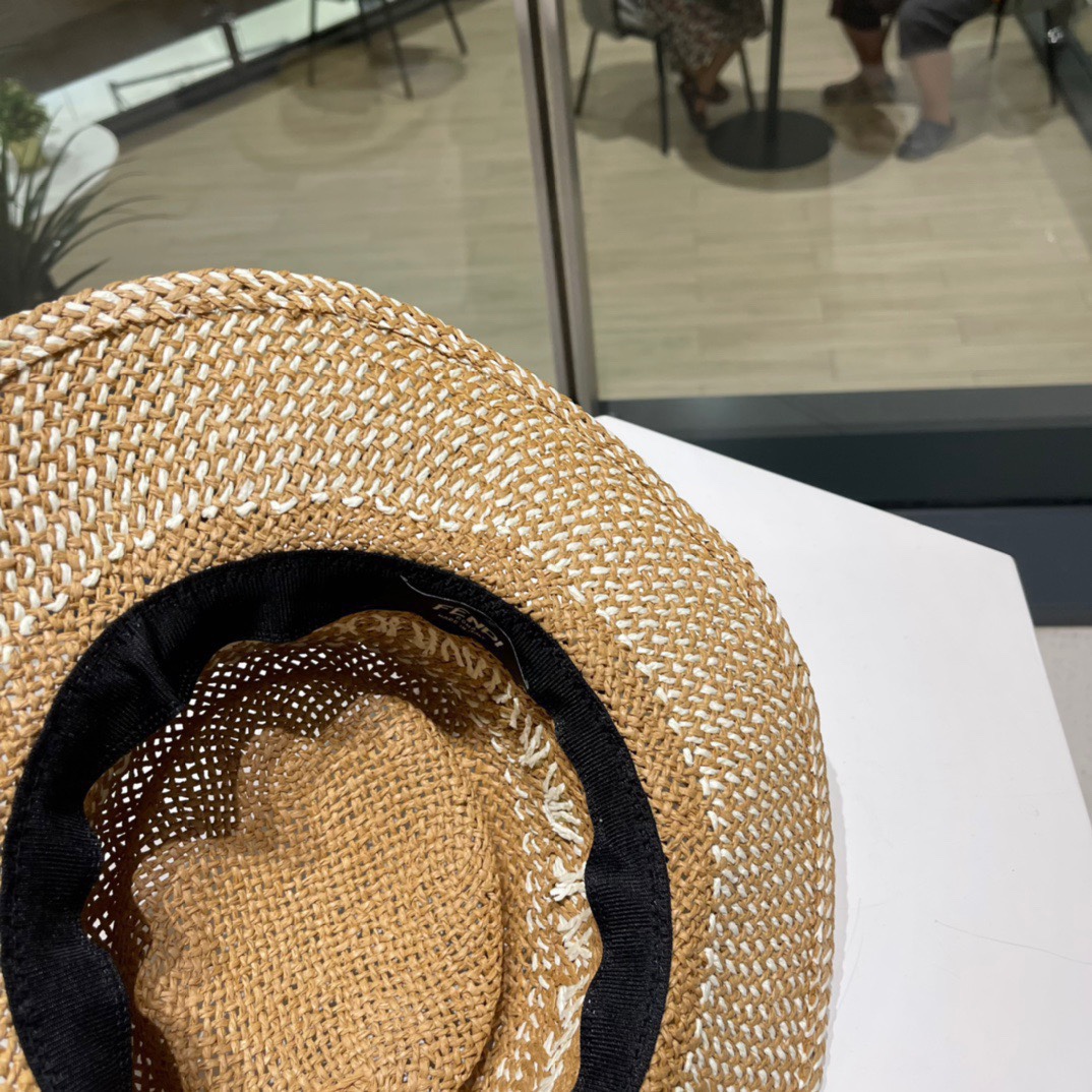 FENDL芬迪帽，日内纸草制作，头围57cm