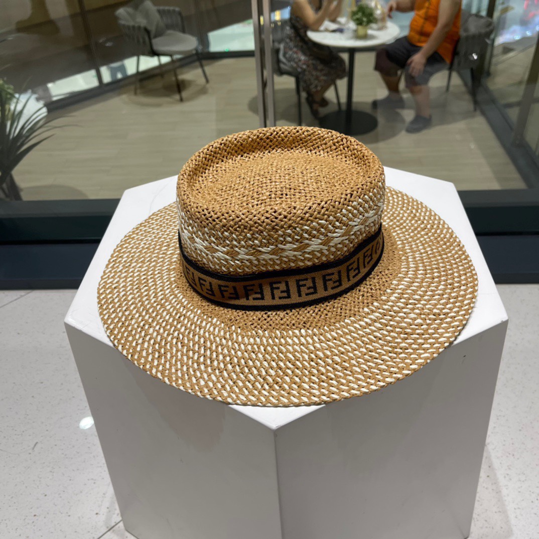 FENDL芬迪帽，日内纸草制作，头围57cm