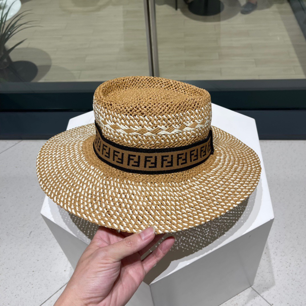 FENDL芬迪帽，日内纸草制作，头围57cm