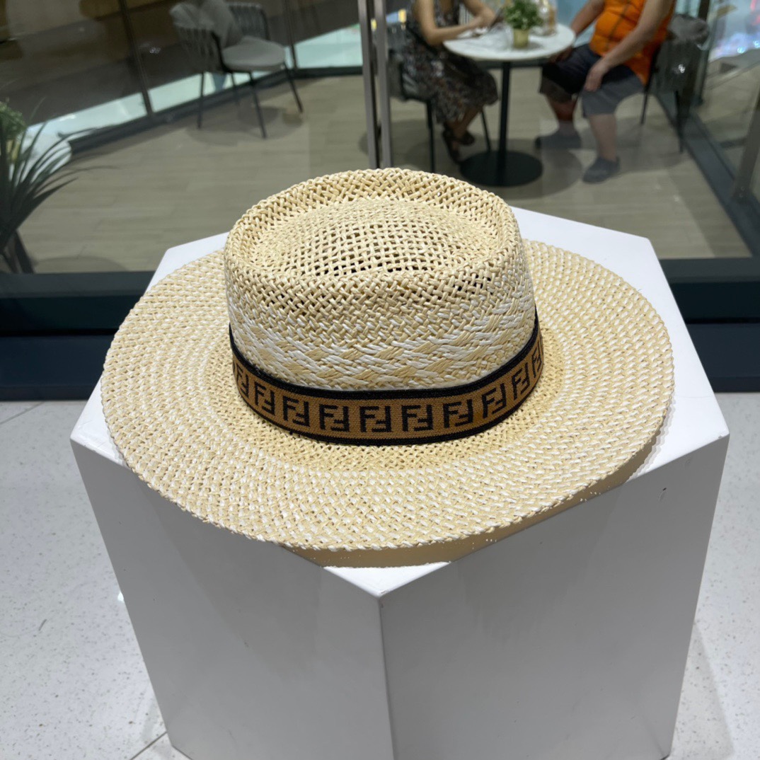 FENDL芬迪帽，日内纸草制作，头围57cm