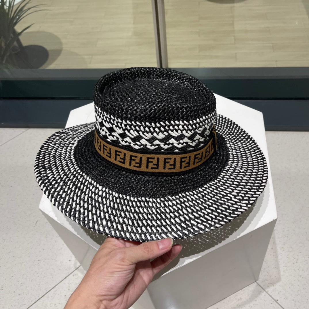 FENDL芬迪帽，日内纸草制作，头围57cm