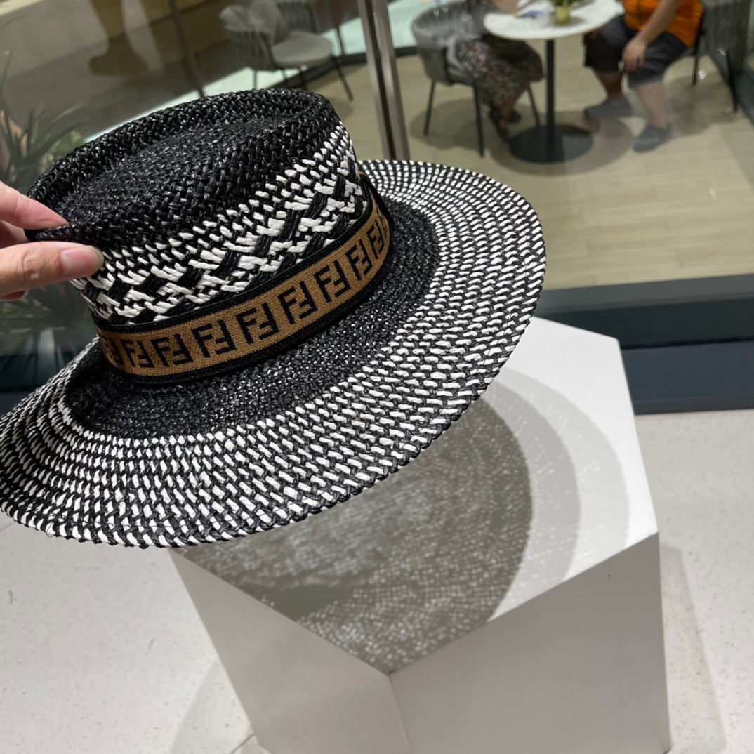 FENDL芬迪帽，日内纸草制作，头围57cm