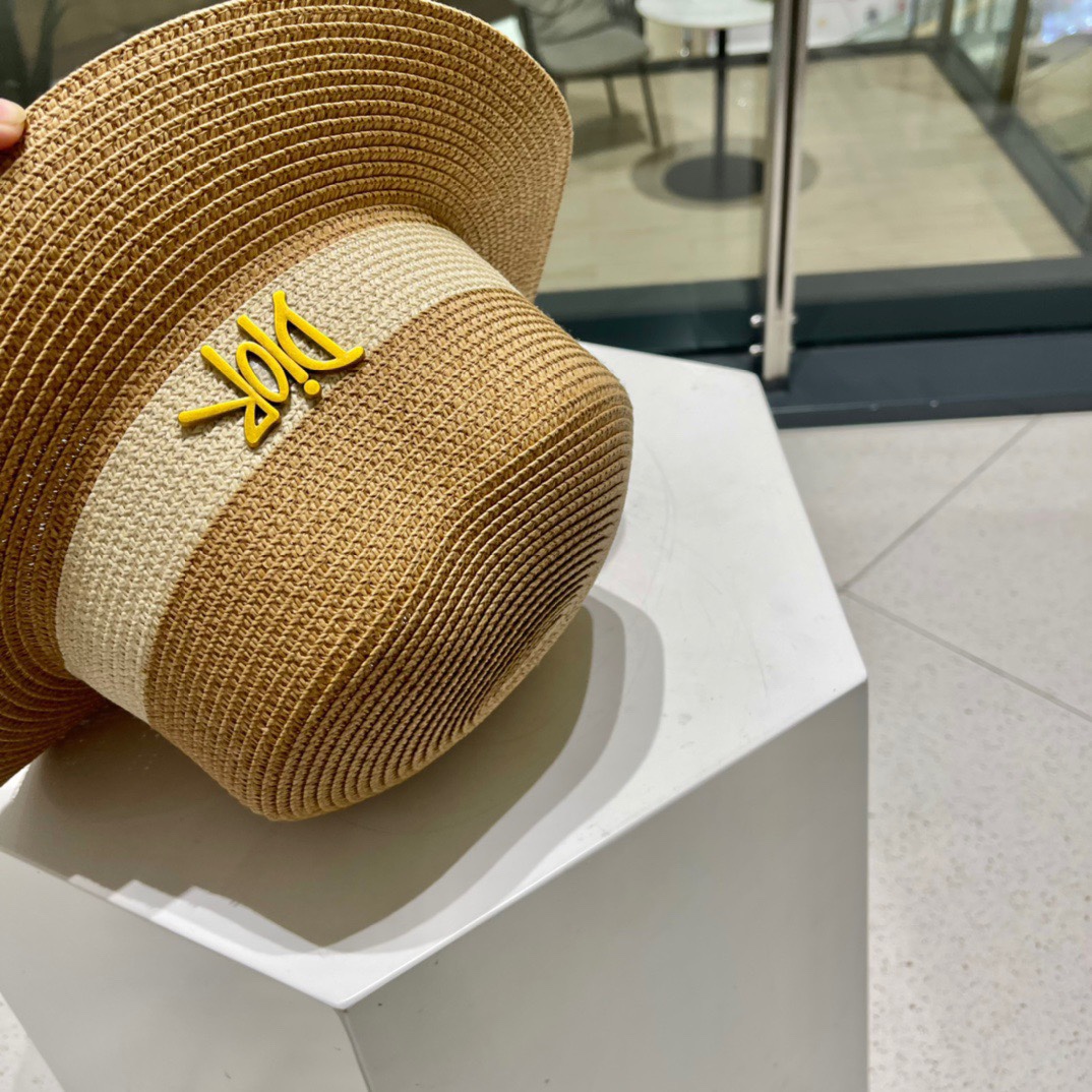 Dior迪奥新款草帽，名媛风礼帽，头围57cm