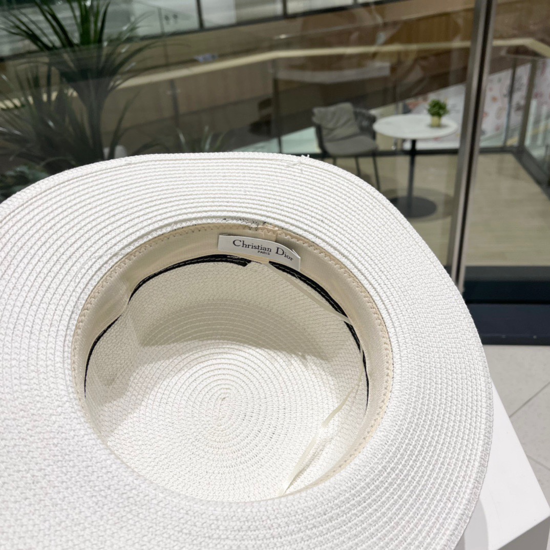 Dior迪奥新款草帽，名媛风礼帽，头围57cm