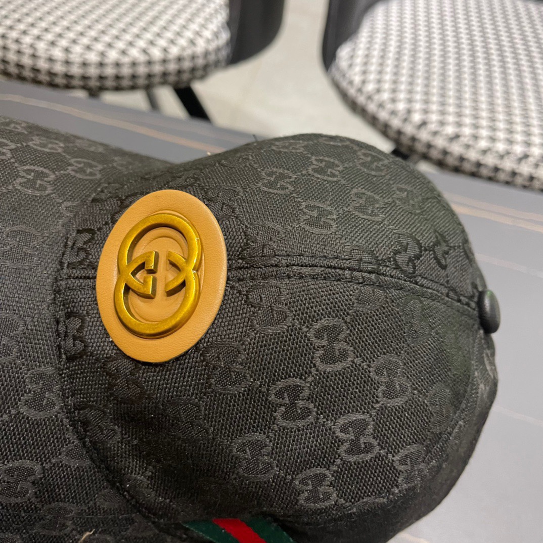 Gucci(古奇)经典原单棒球帽😍专柜1:1开模订制，最高版本，原版帆布轻盈透气！实物拍摄，四季百搭男女