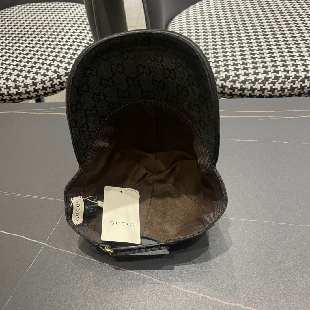Gucci(古奇)经典原单棒球帽😍专柜1:1开模订制，最高版本，原版帆布轻盈透气！实物拍摄，四季百搭男女