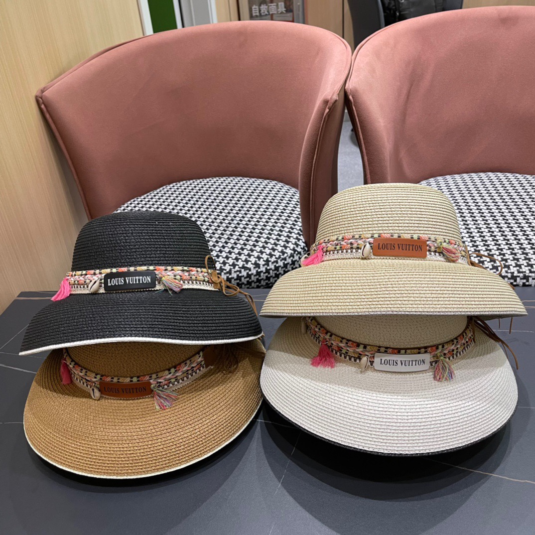 NO:200061,LV Louis Vuitton's new sunshade hat beach style, simple and elegant, the new hat is super beautiful, must wear a hat when going out, fisherman's hat baseball hat knit hat, hat, louis vuitton, louis vuitton, espadrilles, hats19860909LV 路易威登新款遮阳草帽沙滩风格,简约大方,新款帽型超美腻,出门必带帽子渔夫帽棒球帽针织帽,帽子,louis vuitton,louis vuitton,espadrilles,hats,hat