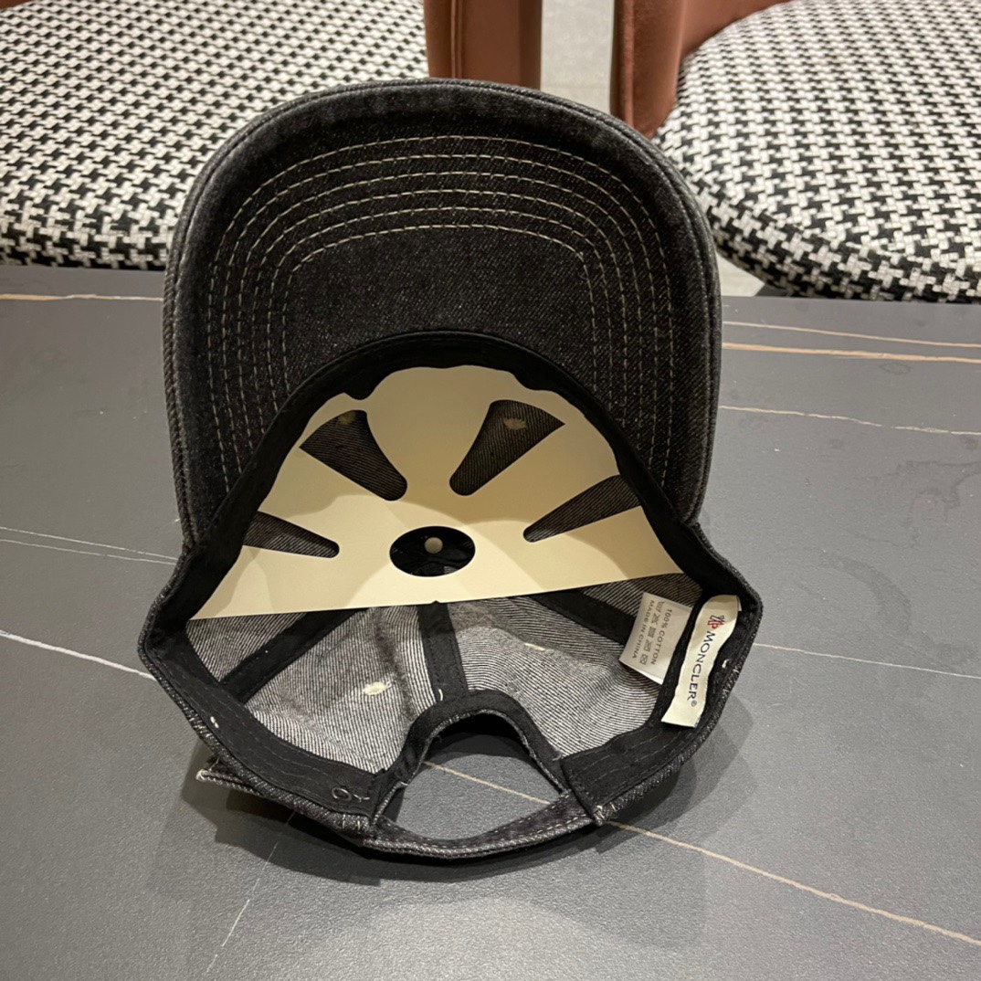  春夏新款 蒙口MONCLER棒球帽，年轻时尚潮人穿搭色系，视觉效果超强，好看有质感！