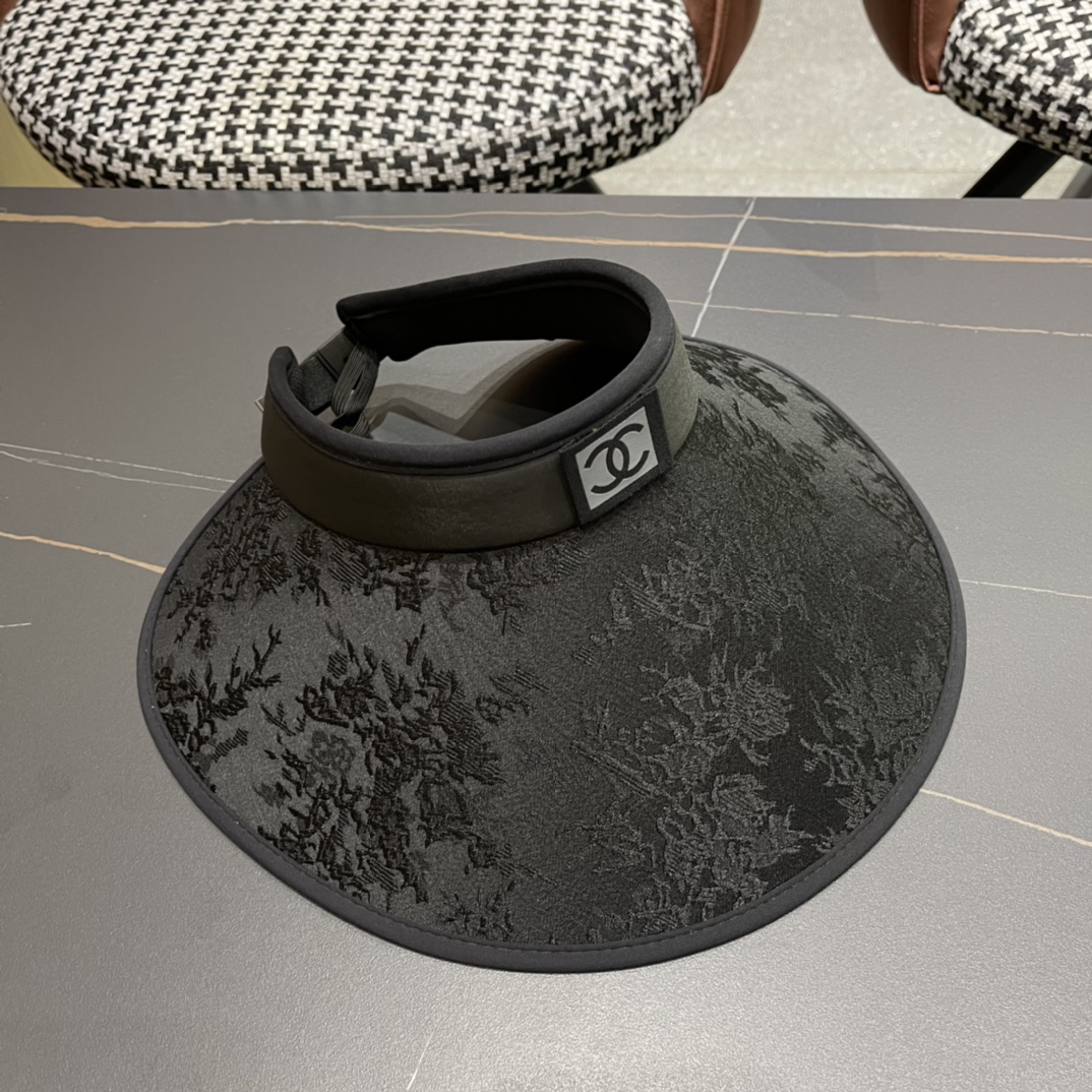 香奈儿轻奢名媛风空顶帽 小仙女空顶哦！透气不闷头…夏季必备