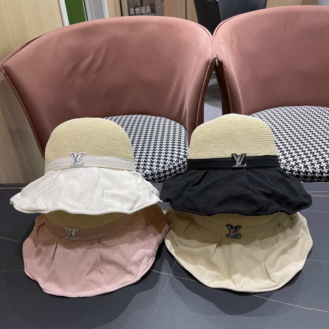 Sombrero de pescador LV 🧢 Nuevo sombrero de pescador Louis Vuitton 🧢 Envíos rápidos, versátil 🥰 Se ve bien…