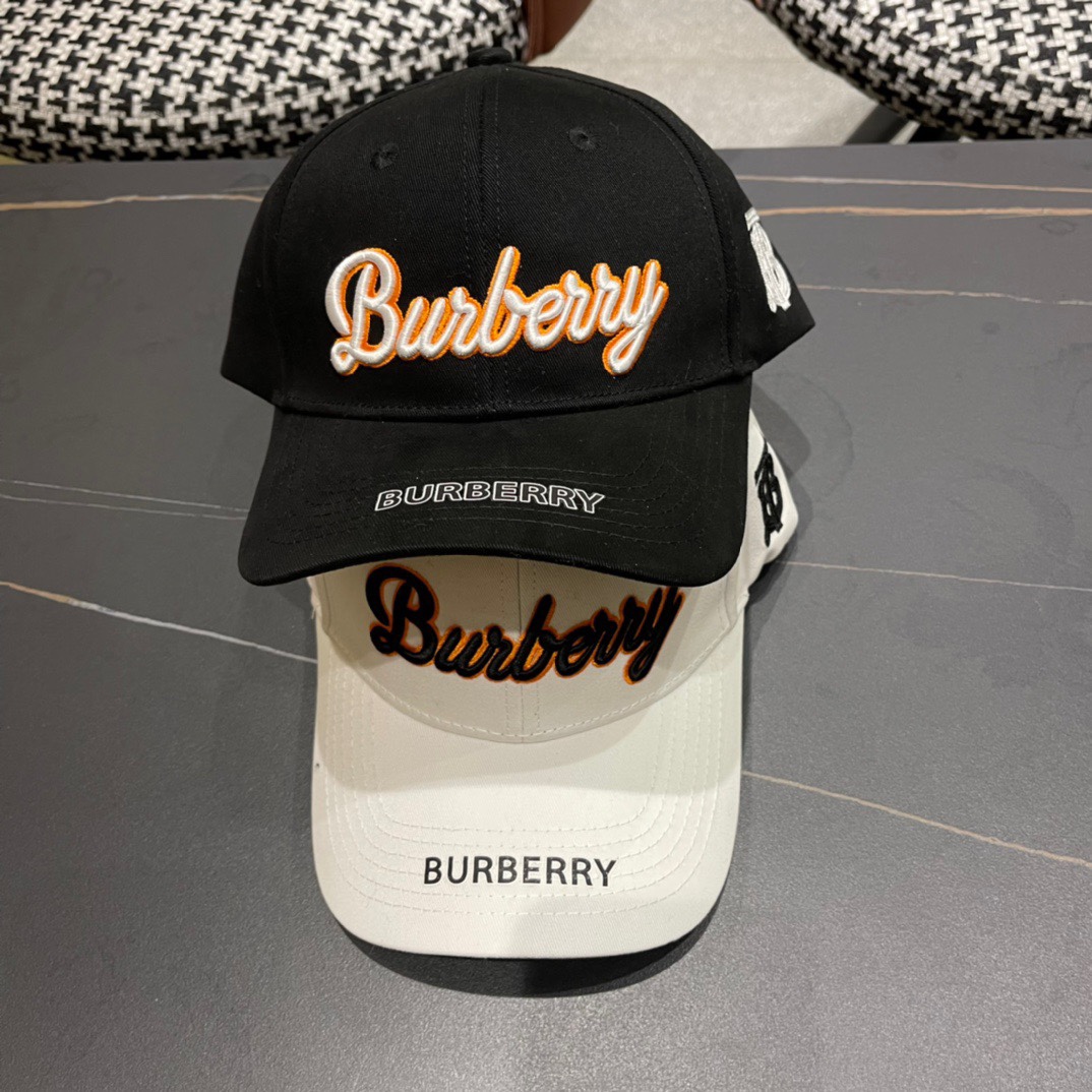 🧢 Gorra de béisbol bordada con letras original de Burberry 2024, forma perfecta, calidad de fábrica original, fotos re…
