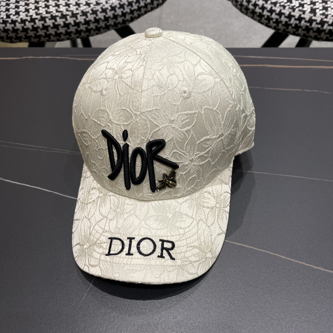  Dior迪奥新‮棒款‬球帽，原‮品单‬质，跑‮多量‬色