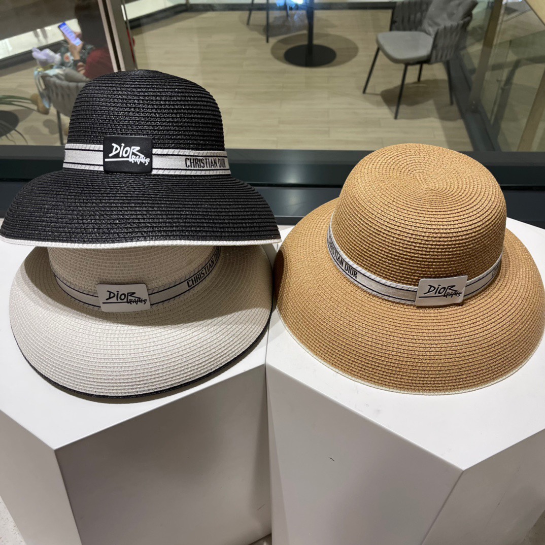 Où trouver le meilleur
 Dior Chapeaux Chapeau De Paille Série printemps Vintage