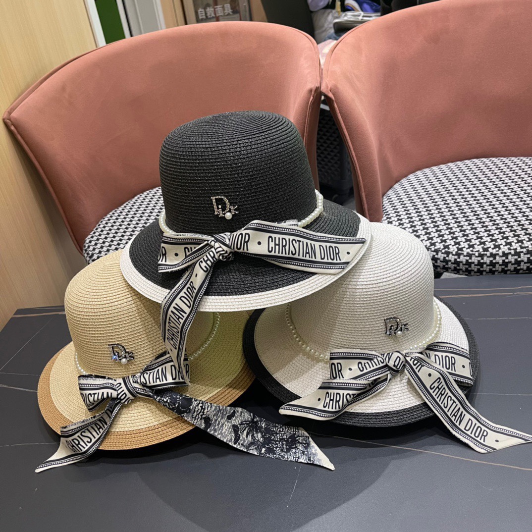 Dior Acheter
 Chapeaux Chapeau De Paille Personnalisation de haute qualité