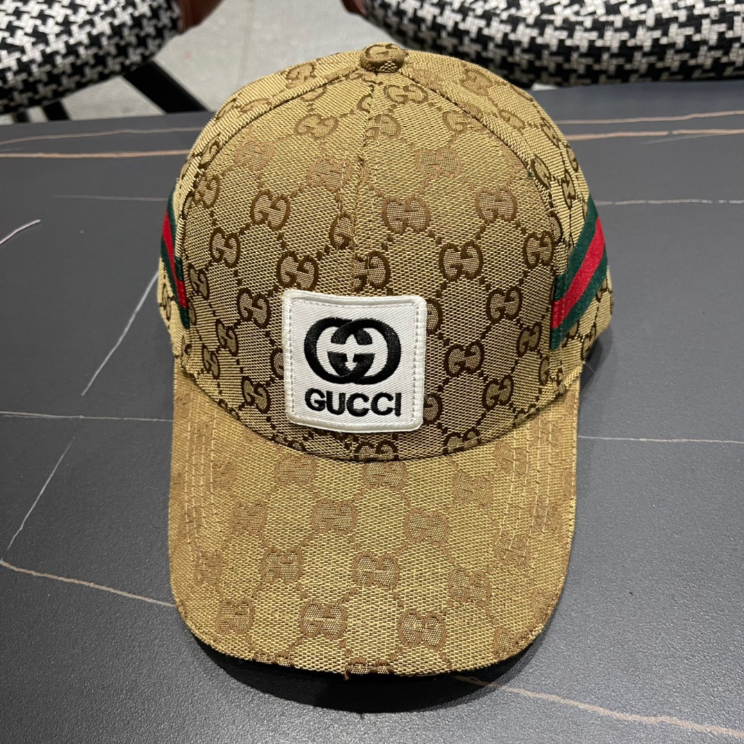 Gucci Online
 Hats Baseball Cap Embroidery Canvas Fashion