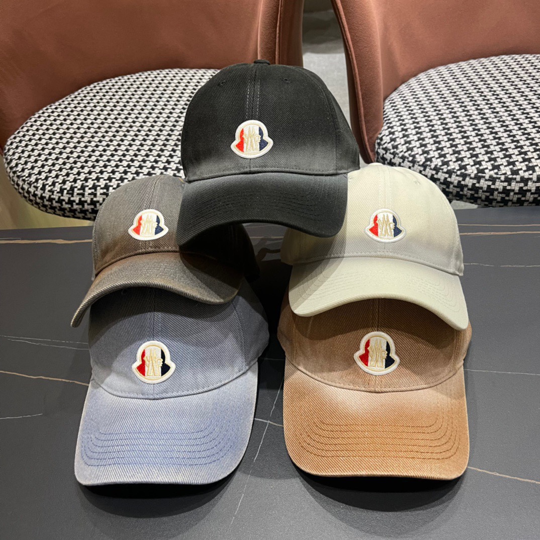 Moncler Hats Baseball Cap Canvas