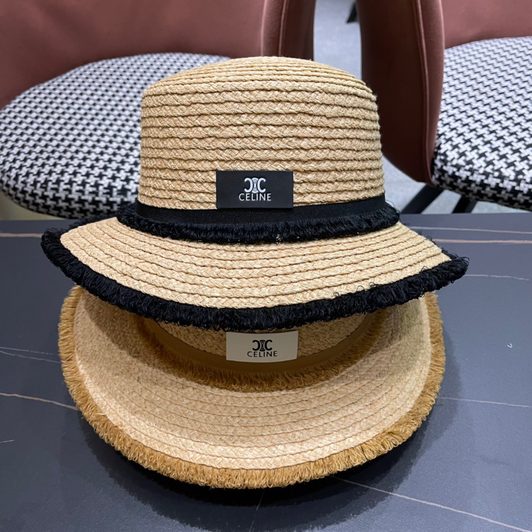 Celine Hats Straw Hat Spring Collection