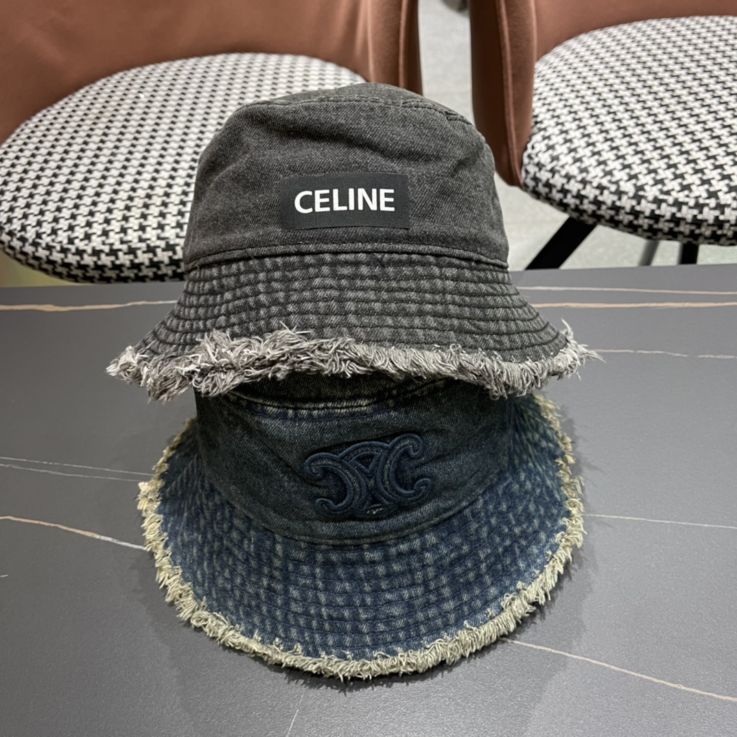 Celine Hats Bucket Hat Purple