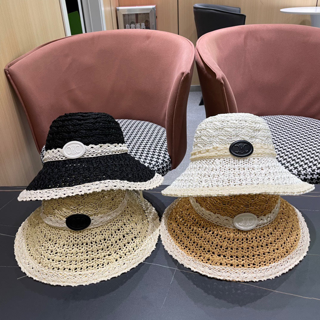 NO:202593,Celine cellne lace lace hollowed-out fashionable beach hat, casual and fashionable versatile hat, fisherman hat, baseball hat, knit hat, hat, celine, espadrilles, hats19860909赛琳cellne蕾丝边镂空洋气海边沙滩帽,休闲时尚百搭帽子渔夫帽棒球帽针织帽,帽子,celine,espadrilles,hats,hat