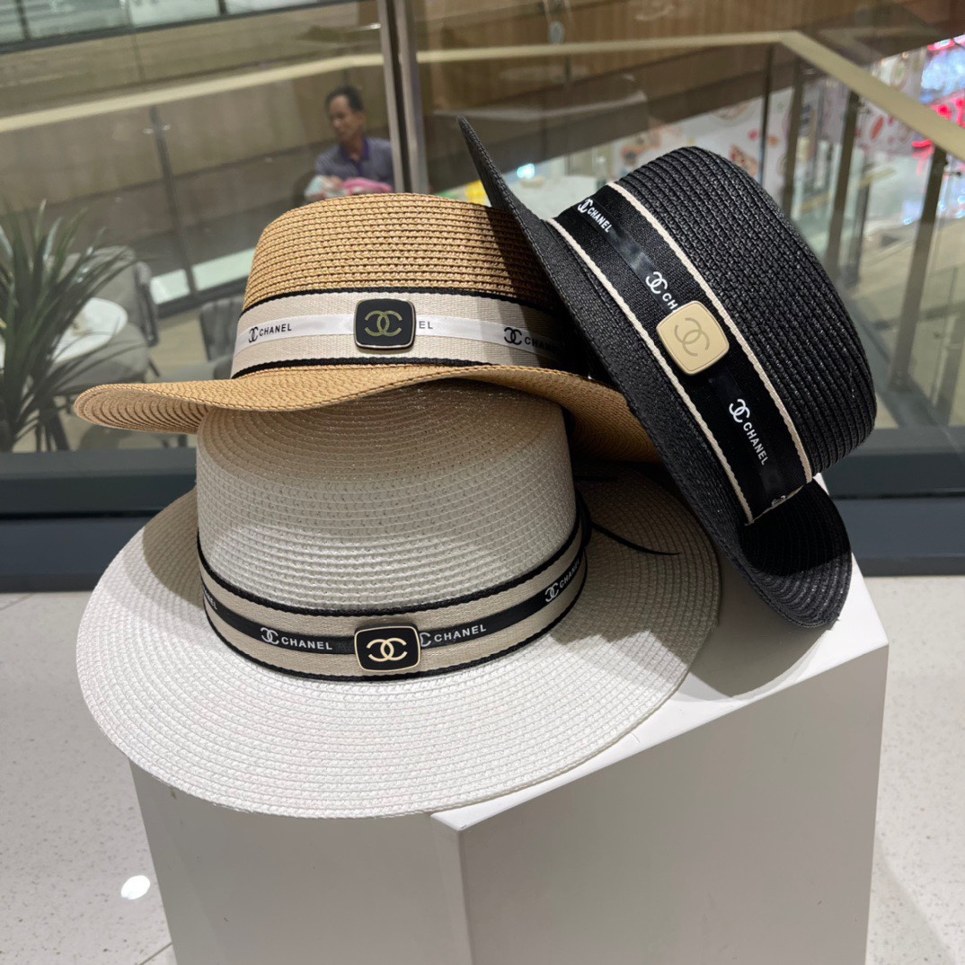 NO:202900,Chanel Chanel straw hat, sun hat, sun beach hat, head circumference 57cm hat, fisherman hat, baseball hat, knit hat, hat, chanel, chanel, espadrilles, hats19860909Chanel香奈儿草帽,太阳帽,遮阳沙滩帽,头围57cm帽子渔夫帽棒球帽针织帽,帽子,chanel,chanel,espadrilles,hats,hat