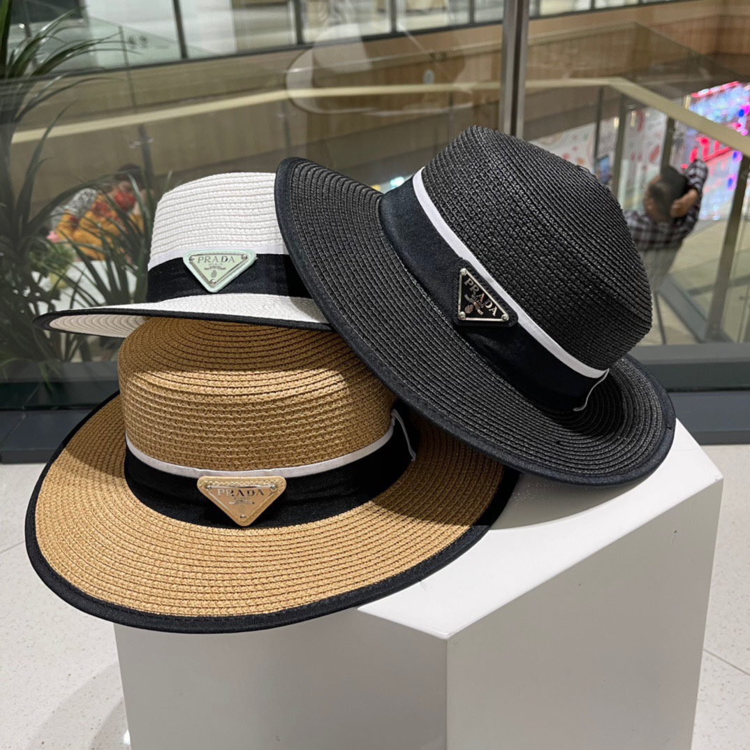 NO:203105,【Prada】New small fragrance vacation style and straw hat with a strong edge of the basin, a must-have for travel, super easy to match, buy it now!  Hat fisherman hat baseball hat knit hat, hat, prada, prada, espadrilles, hats19860909【Prada普拉达】新款小香度假风大沿盆帽草帽,旅行必备,超好搭配,赶紧入手！帽子渔夫帽棒球帽针织帽,帽子,prada,prada,espadrilles,hats,hat