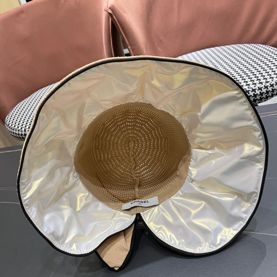 【Chanel香奈儿】早春新款大沿小香风渔夫帽～质感满满
出街首选🌊