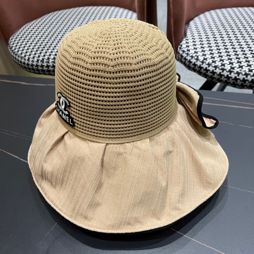 【Chanel香奈儿】早春新款大沿小香风渔夫帽～质感满满
出街首选🌊