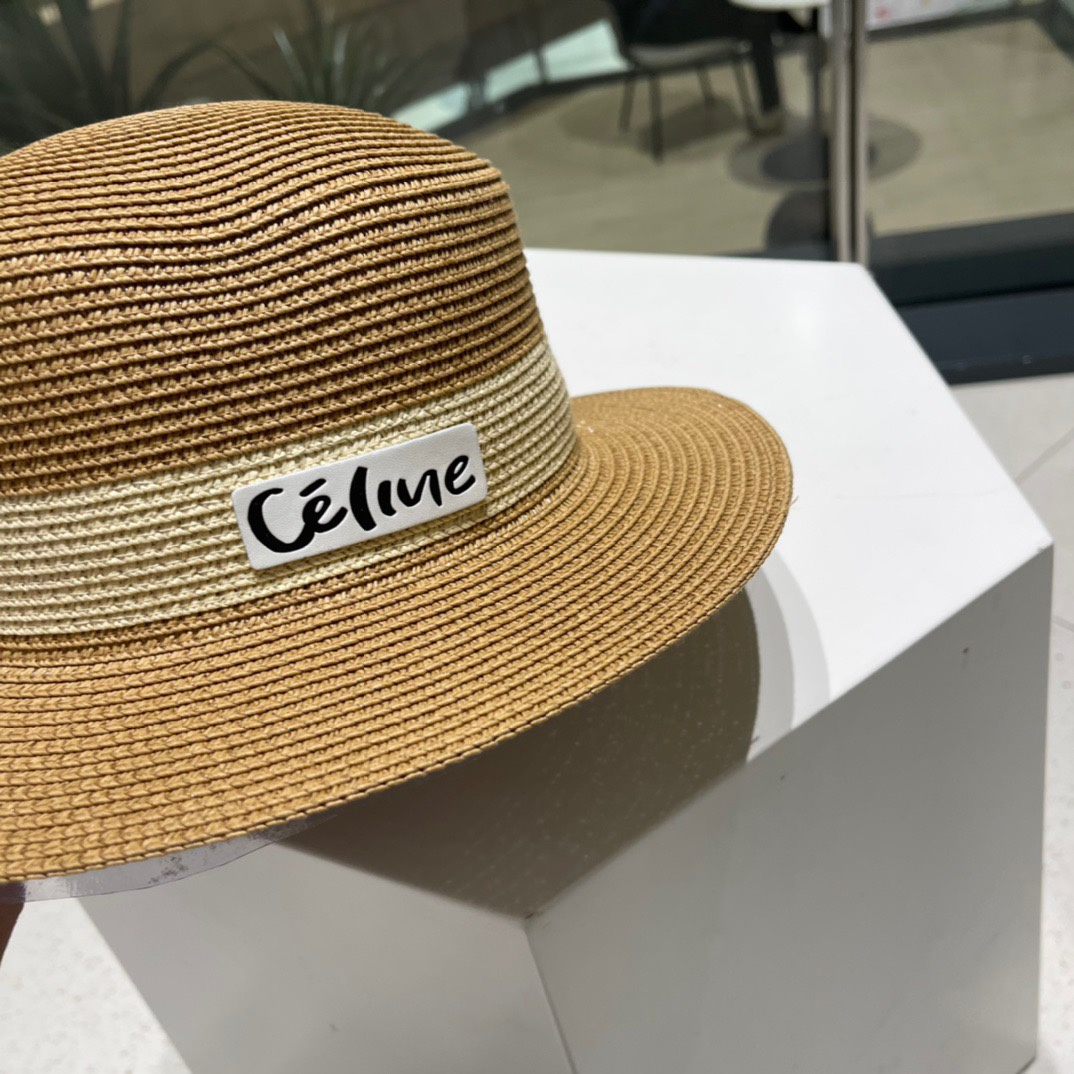 NO:349182,Celine Celine's new straw hat, celebrity sun hat, top hat, head circumference 57cm hat, straw hat, fisherman's hat, baseball hat, hat, celine, celine, espadrilles, hatsCeline赛琳新款草帽、名媛风太阳帽,礼帽,头围57cm帽子草帽渔夫帽棒球帽,帽子,celine,celine,espadrilles,hats,hat