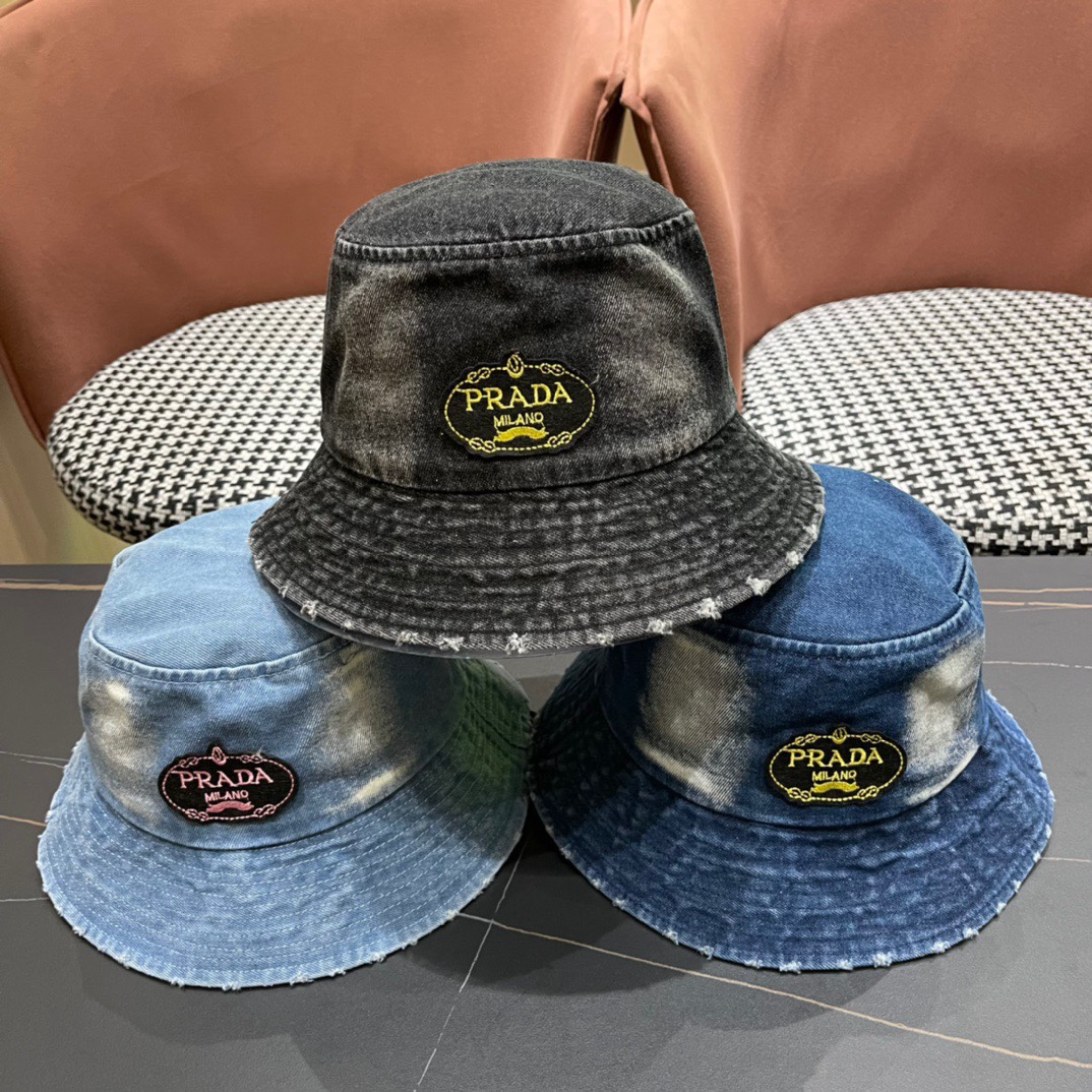 NO:205010,Pr@da Prada denim fisherman hat wash cowboy color, same style on the show, soft and comfortable fabric, versatile casual style, close your eyes!  Hat fisherman hat baseball hat knit hat, hat, prada, espadrilles, hats19860909Pr@da 普拉达牛仔渔夫帽洗水牛仔色,秀场同款,面料柔软舒适 百搭休闲款,闭眼入！帽子渔夫帽棒球帽针织帽,帽子,prada,espadrilles,hats,hat