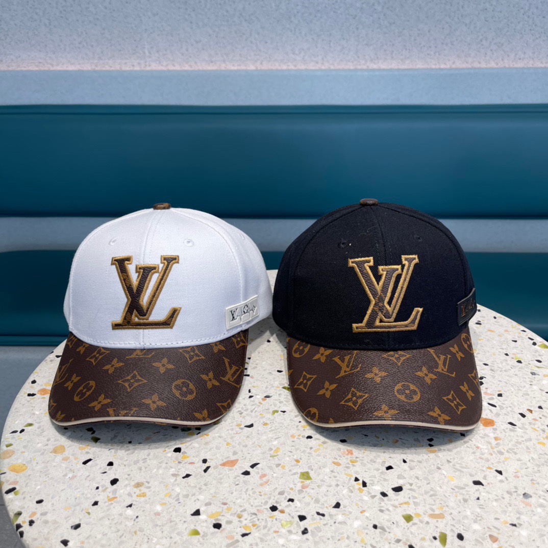 Louis Vuitton AAA
 Hats Baseball Cap Embroidery Unisex