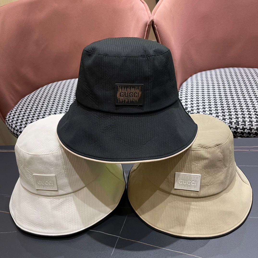 NO:206329,[GUCCI Guqi] The new simple embroidered fisherman's hat in the counter is very fashionable!  Casual sports style, classic production, super easy to wear clothes!  Hat fisherman hat baseball hat knit hat, hat, gucci, espadrilles, hats19860909【GUCCI古奇】专柜新款简约刺绣款渔夫帽,很潮！休闲运动款,经典制作,超级好搭衣服！帽子渔夫帽棒球帽针织帽,帽子,gucci,espadrilles,hats,hat
