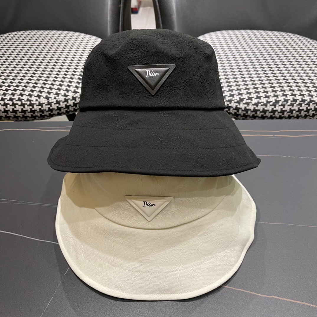 Dior 2024 primavera nuevo sombrero de pescador, exquisito y elegante, muy elegante y moderno, calidad excelente