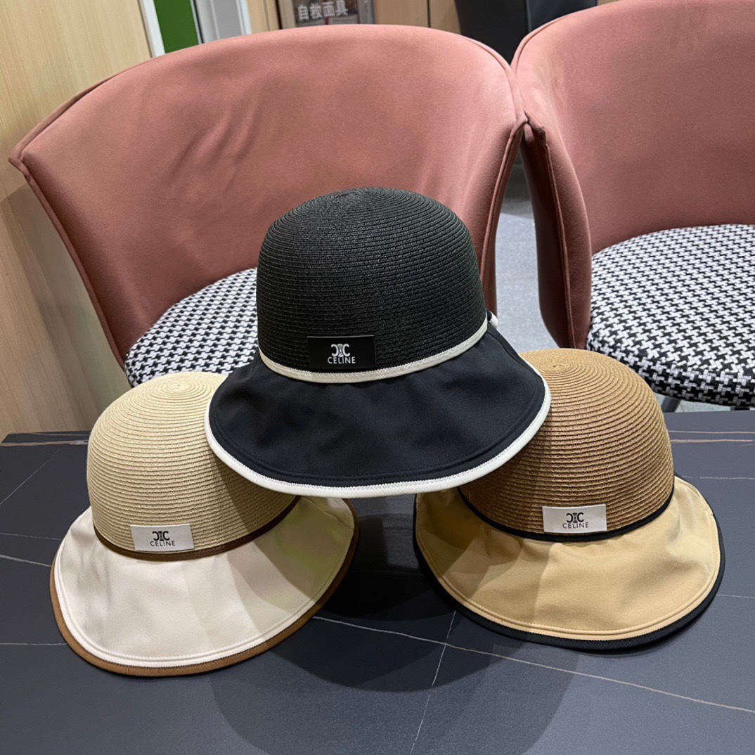 Nuevo sombrero de pescador de CELINE para mujer, primavera/verano, sombrero de sol estilo coreano, imprescindible para …