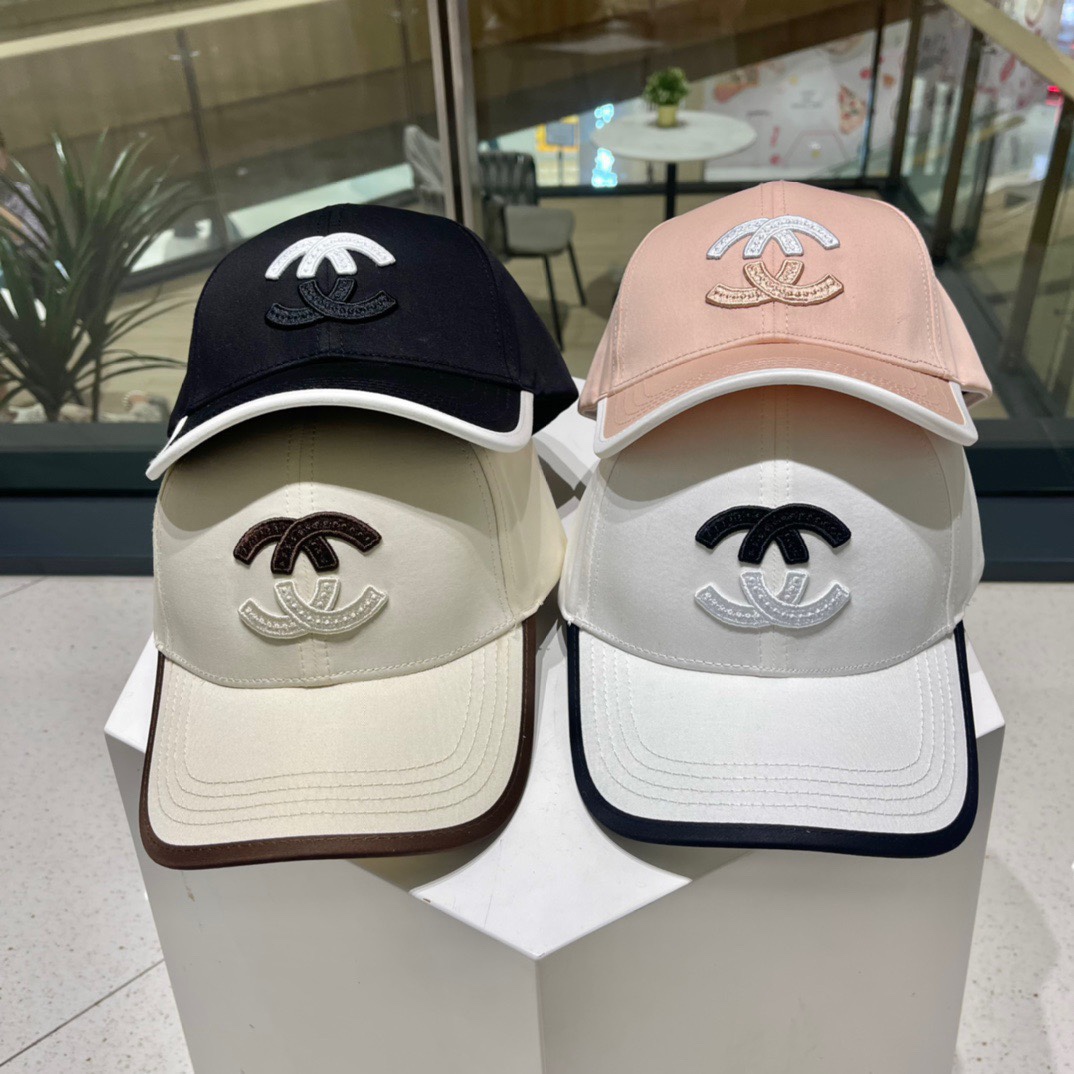 🧢Chanel CHANEL🧢 versión de alta calidad, gorra de béisbol muy buena, simple y elegante, ¡versátil!
