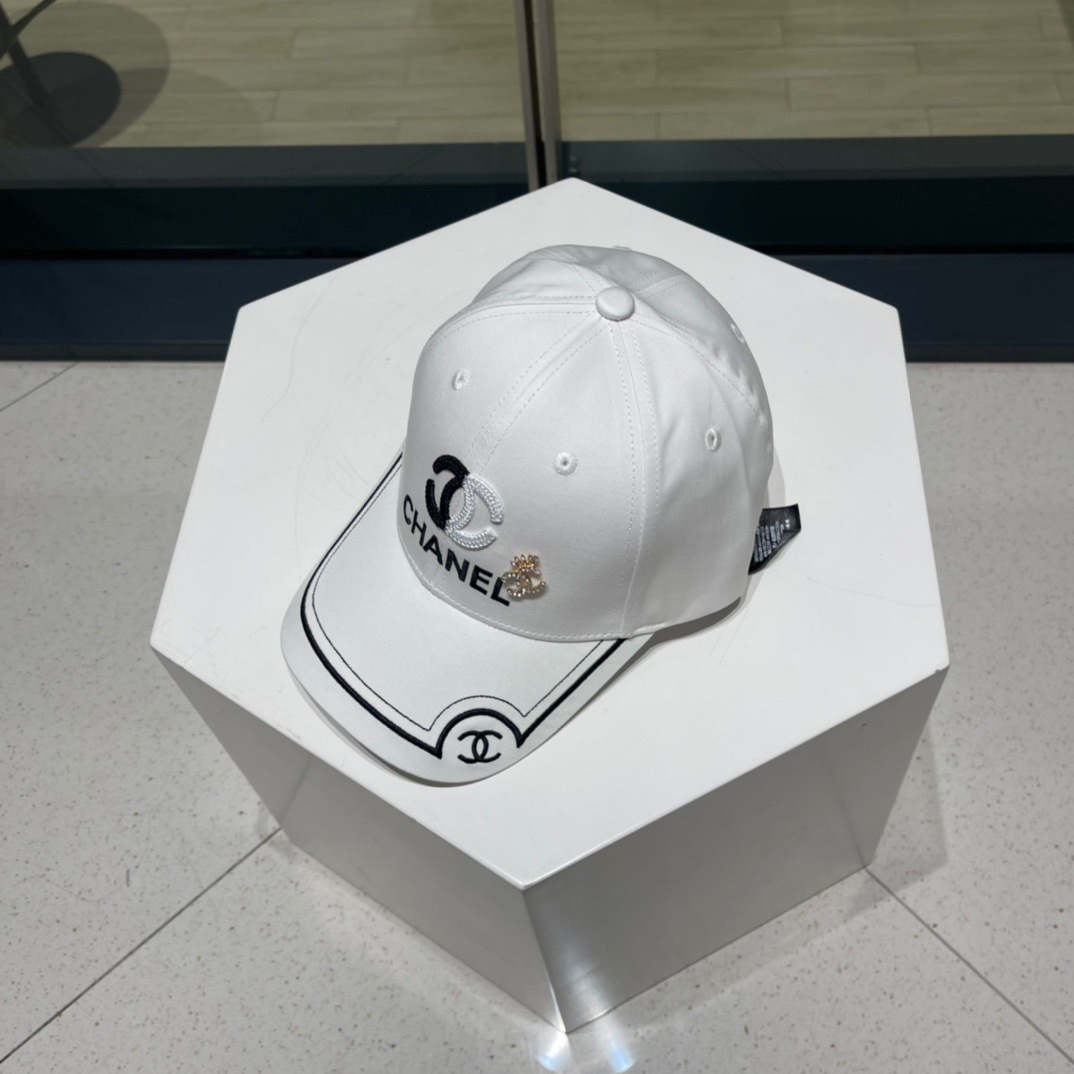 Gorra de béisbol de primavera y verano nueva y popular de Chanel 🧢, estilo de marca, fácil de combinar, ¡cómprala ya!