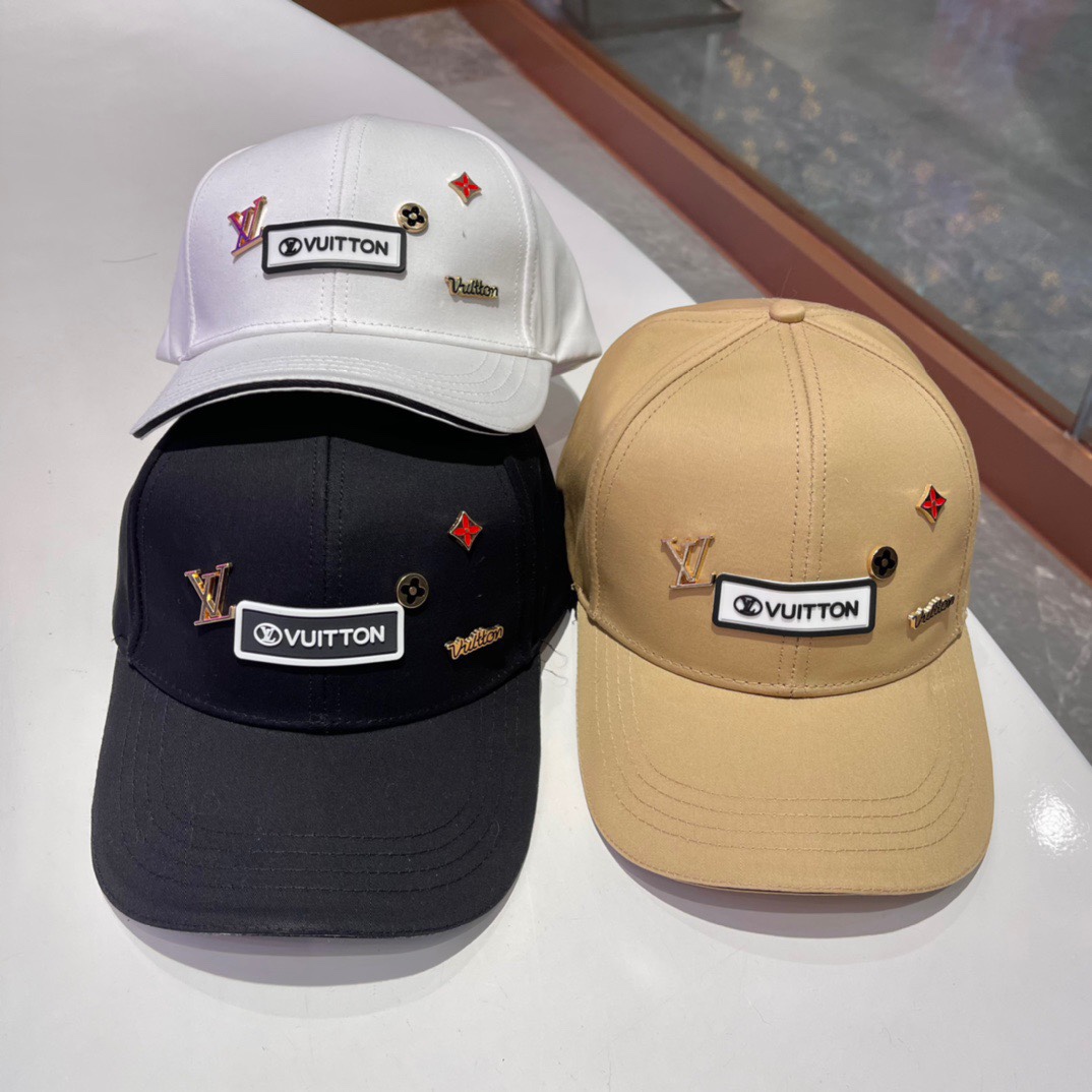 LV棒球帽🧢2024新款路易威登棒球帽🧢 火爆出货，百搭单品🥰随便搭配都很好看 质量超赞👍 时尚百搭