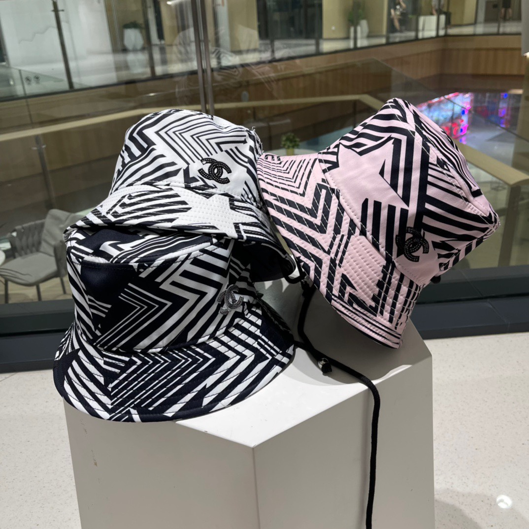 【CHANEL香奈儿】Sombrero de pescador estilo Chanel, nuevo estilo 2024, plegable y de protección solar, muy fácil de combinar…