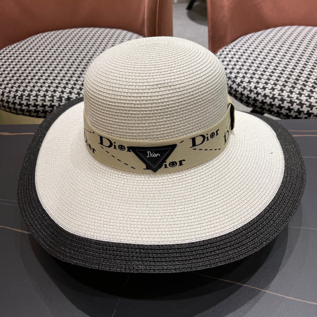 NO:222215,Hat Fisherman's hat Baseball hat Knitted hat [DIOR]'s new straw woven straw hat big brim hat beach style, simple and elegant, versatile single product ~ the first choice for outing the street, the new hat shape is super beautiful, new products are on the shelves, hats, dior, dior, espadrilles, espadrilles, hats19860909帽子渔夫帽棒球帽针织帽【DIOR迪奥】的新款草编遮阳草帽大沿帽沙滩风,简约大方,百搭单品～出街首选,新款帽型超美腻,新品上架,帽子,dior,dior,espadrilles,espadrilles,hats,hat