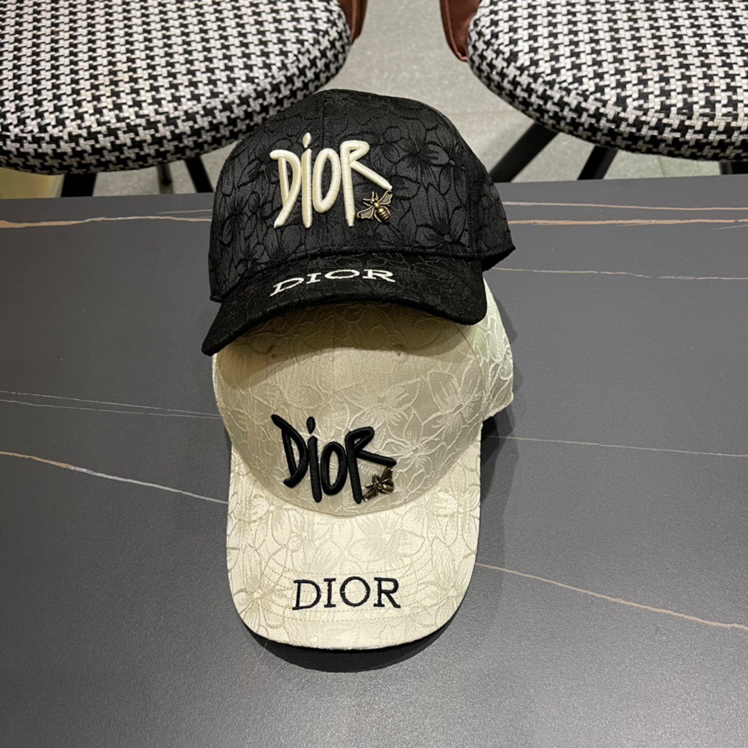 Dior 2024 nueva gorra de béisbol, calidad original, muchos colores