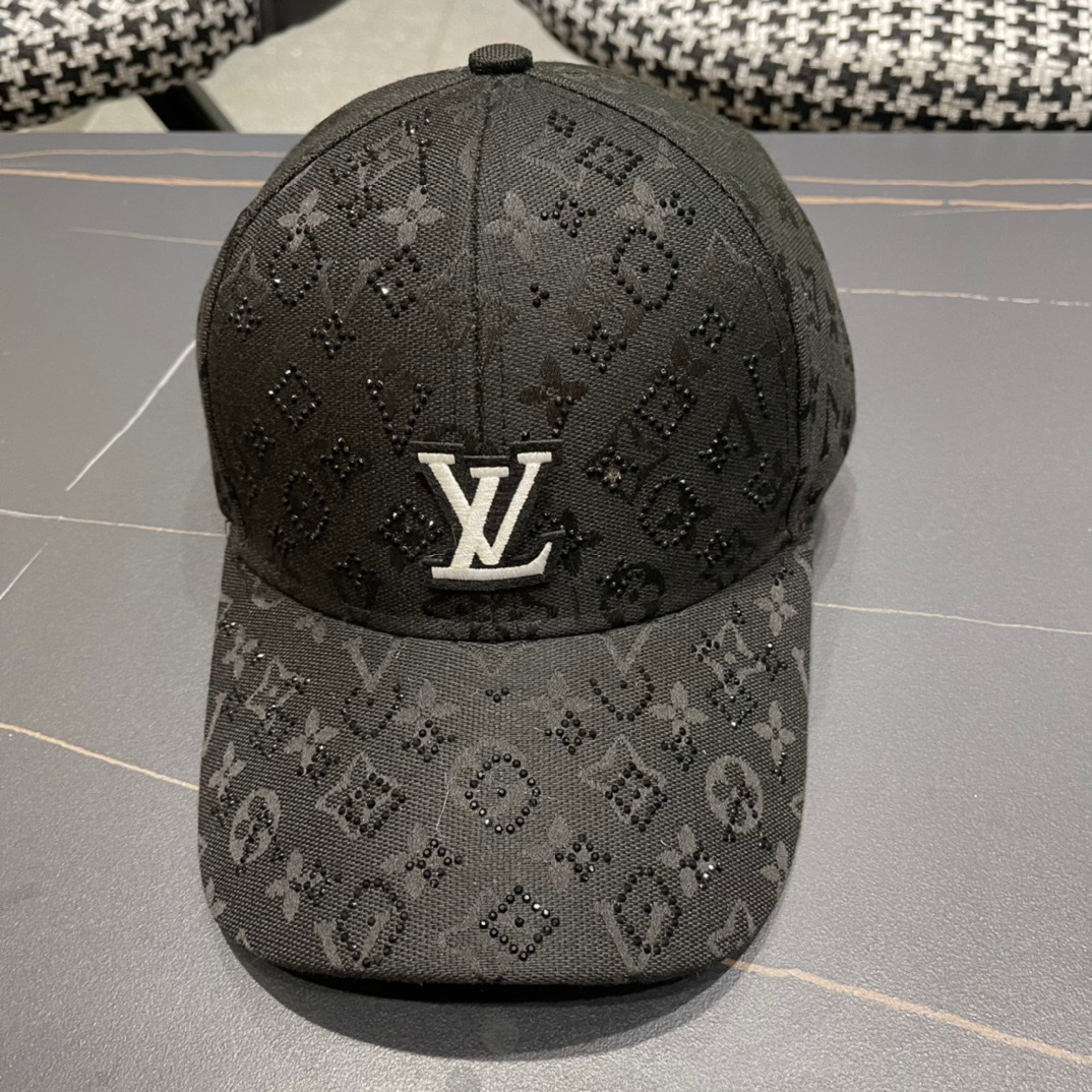 Louis Vuitton Hats Baseball Cap Embroidery Unisex Spring/Summer Collection