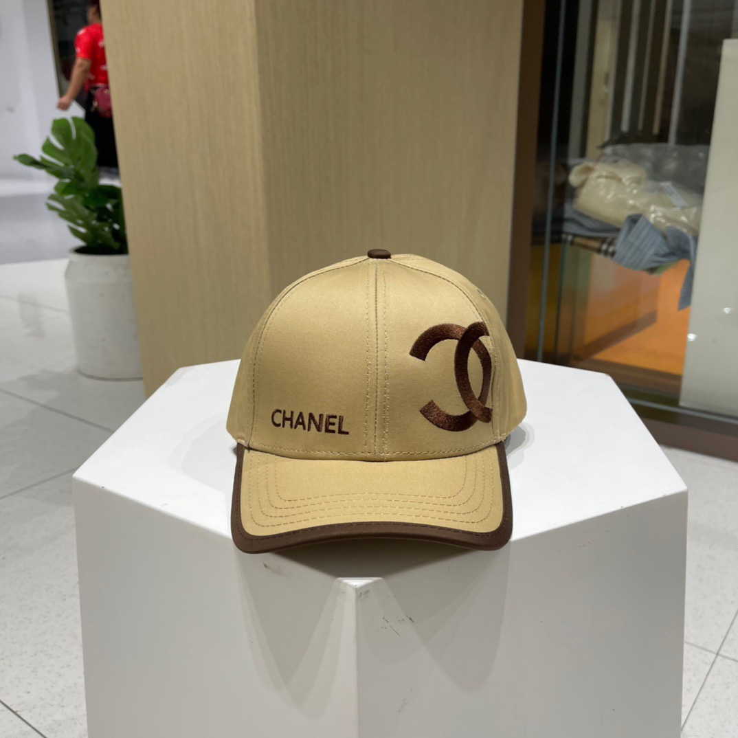 CHANEL 2023 nueva colección de primavera temprana, gorra de béisbol original, con visera, simple y elegante, casual y m…
