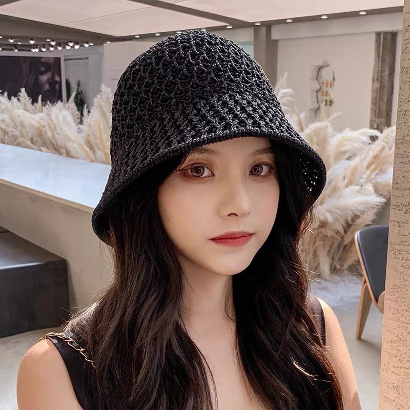 Dior 迪奥 nuevo sombrero de pescador estilo coreano para mujer, exquisito y elegante, muy elegante, muy genial y moderno,…