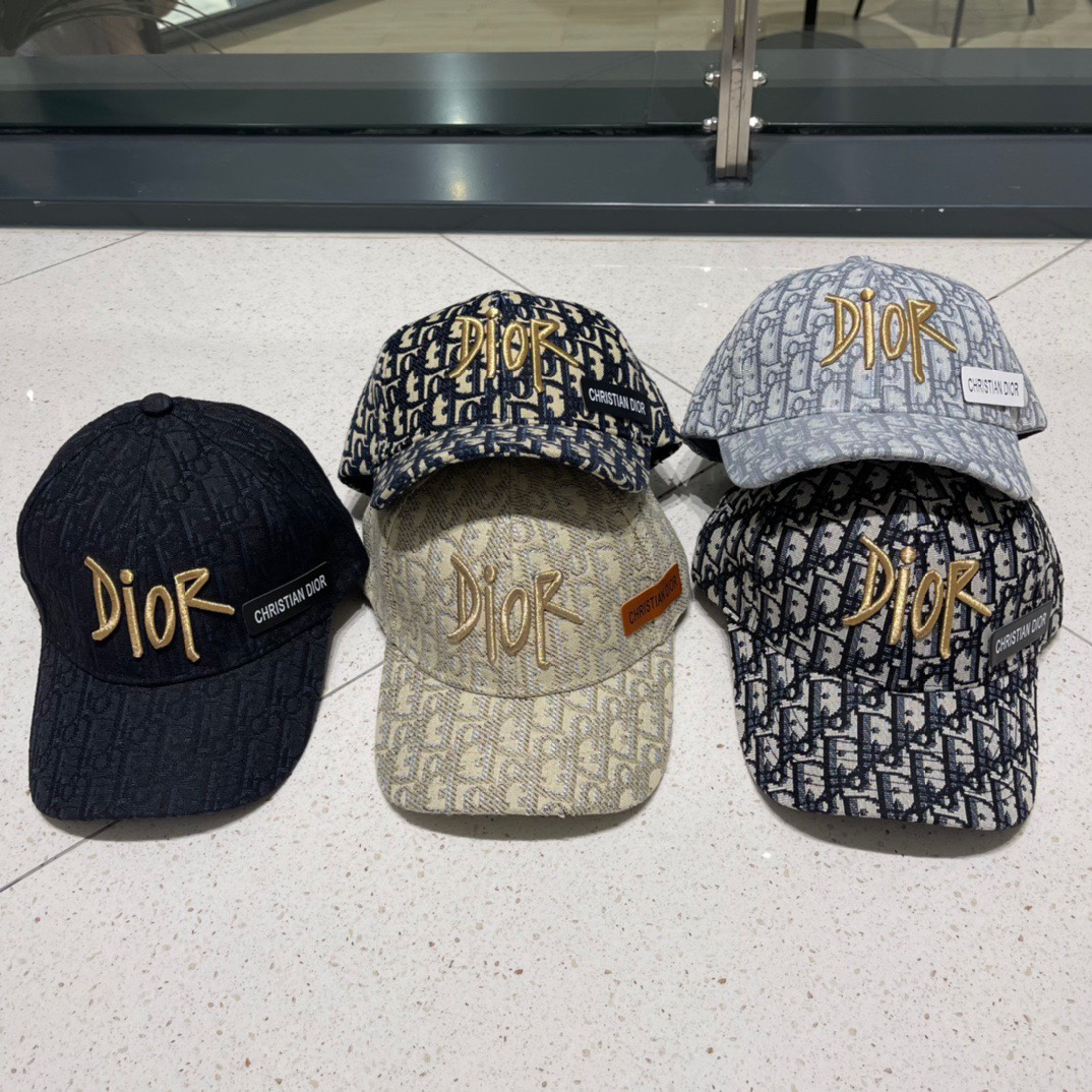 🧢 Gorra de béisbol Dior 🧢 Versión alta 😋 simple y elegante, protección solar y moda, versátil