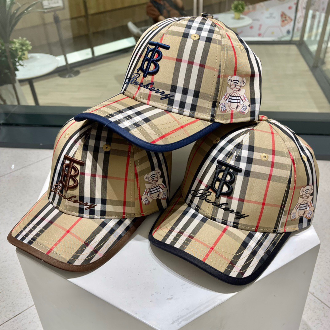 【Burberry】Nueva gorra de béisbol bordada y minimalista de otoño/invierno 2023, nuevo lanzamiento, estilo de m…