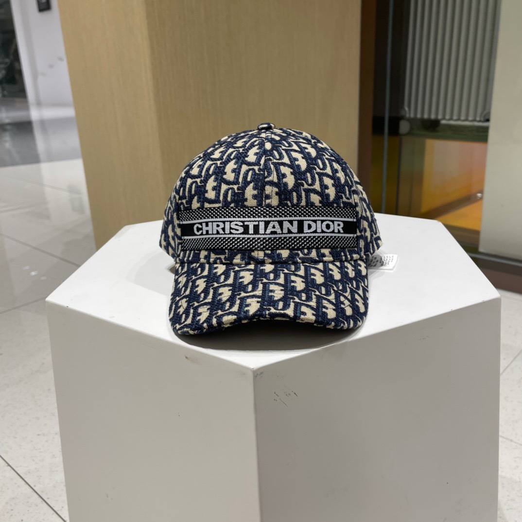 【DIOR】2023 nuevo gorra de béisbol bordada, nuevo modelo, estilo de marca, fácil de combinar, ¡cómprala ya!